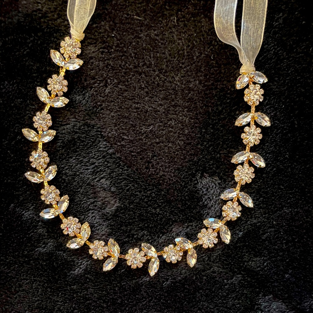 NEW Crystal Floral Headband